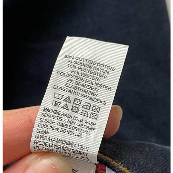 Lucky Sweet' N Straight Mid Rise Straight Denim Jeans Dark Blue Wash 27/4 Ankle - Picture 7 of 11